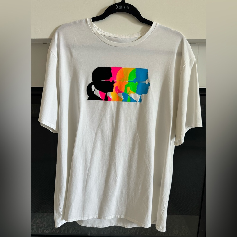 Men's Karl Lagerfeld t shirt white XXL